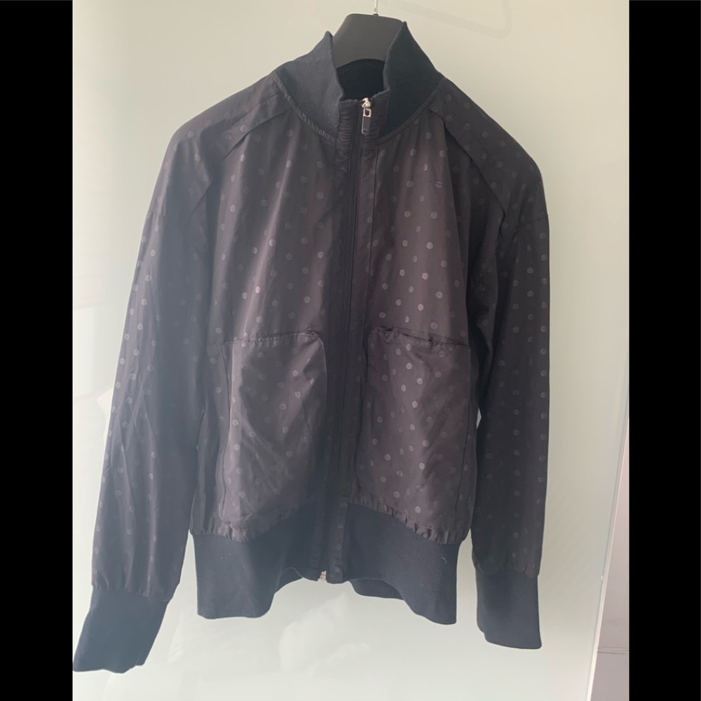 Gap Fit black dots zip up xsmall